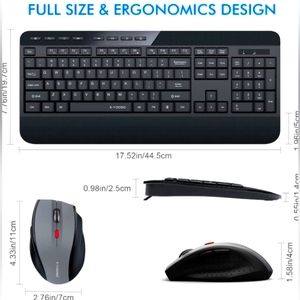 New wireless keyboard and mouse